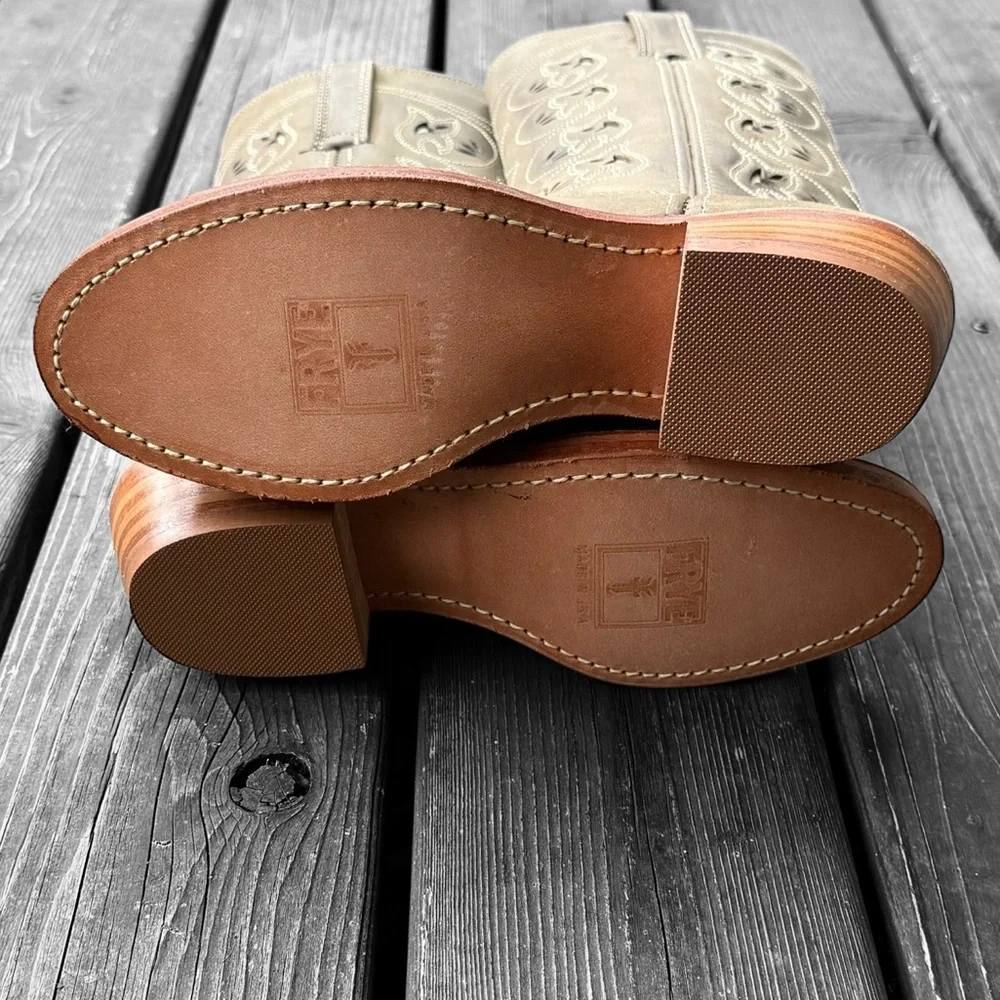 Vintage Frye Austin Western Style Campus Boots NWT - Picture 8 of 9